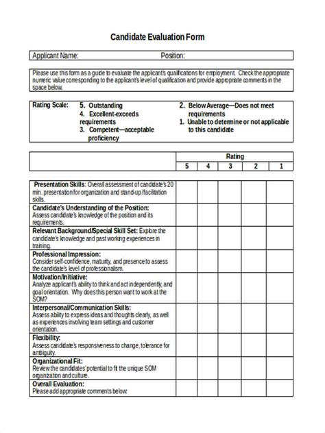 how to create an assessment form in word