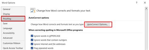 how to create an autocorrect entry in word on mac