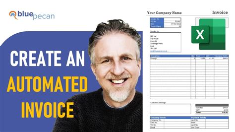 how to create an automated invoice in excel including formulas and customer database