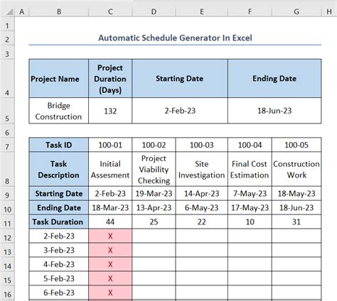 how to create an automated template in excel