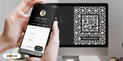 how to create an electronic business card with qr code