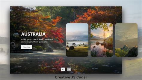 how to create an image slider in html css and javascript step by step creative js code