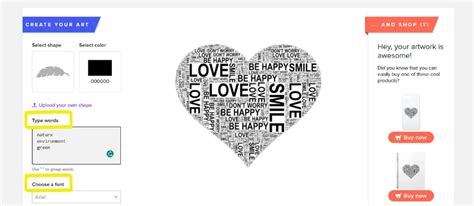 how to create an image with multiple words