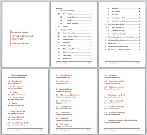 how to create an instruction manual in word