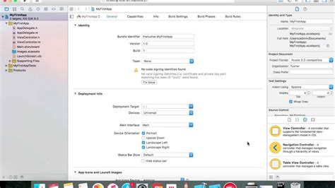 how to create an ios app on mac