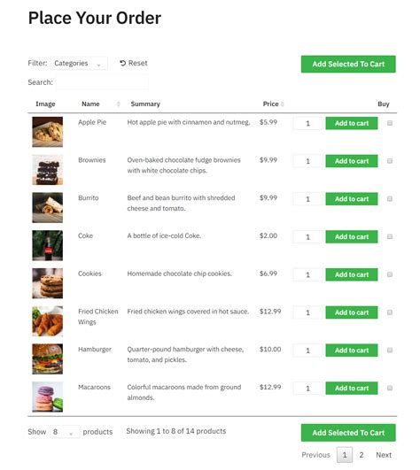 how to create an online order form