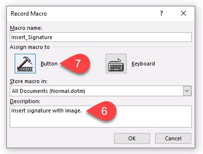 how to create and run macro in ms word