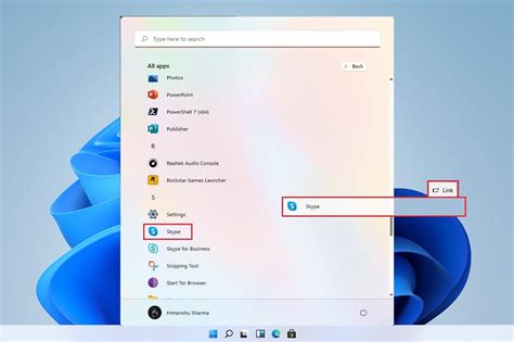 how to create application shortcut on desktop in windows 11
