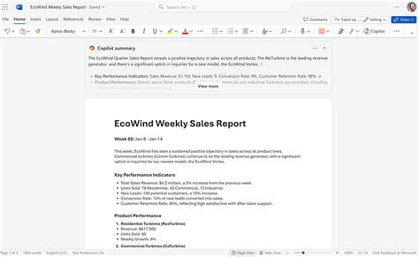 how to create automatic summary in word