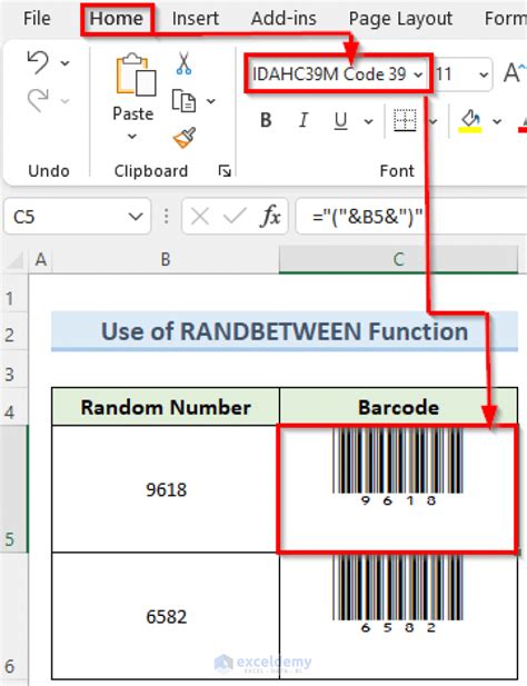 how to create barcode in excel 2010