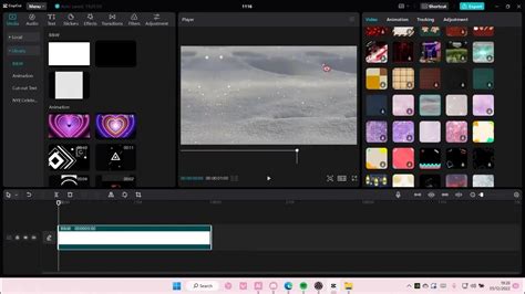 how to create blank space in capcut