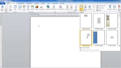 how to create boxes in word