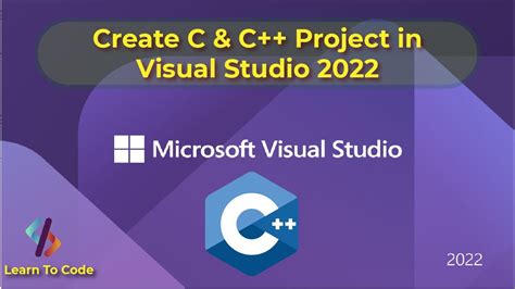 how to create c project in visual studio 2022
