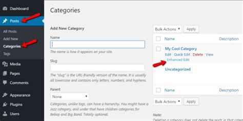 how to create category page in wordpress