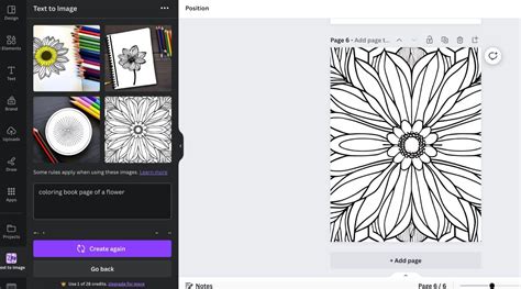 how to create color by number in canva
