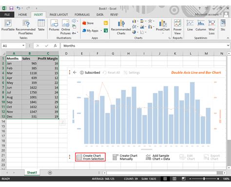 how to create combo chart in excel 2010