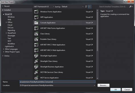 how to create console app in vs code