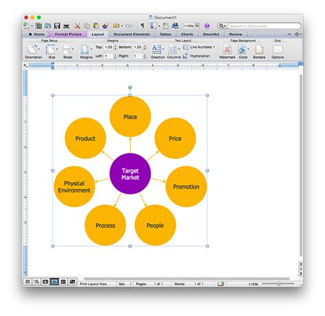 how to create diagrams in ms word