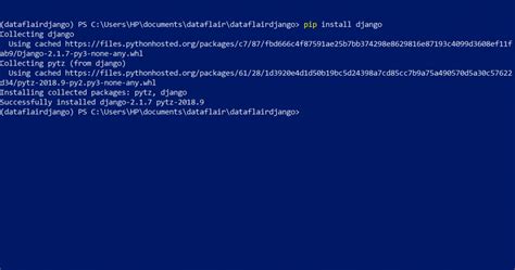 how to create django project in current directory