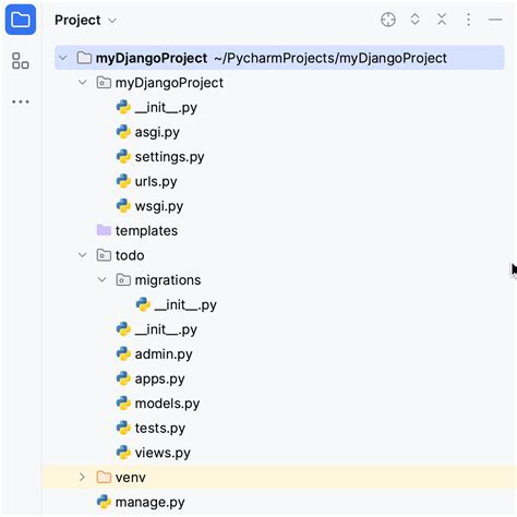 how to create django project in pycharm