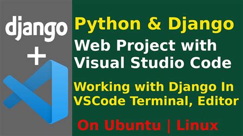 how to create django project in vscode