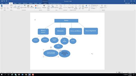 how to create document map in word