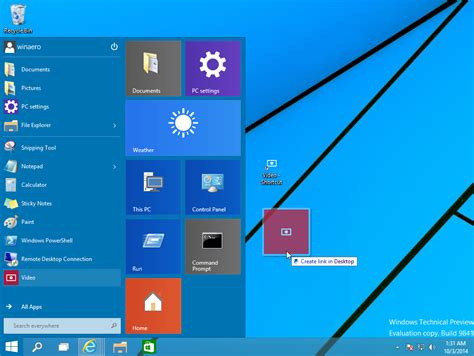 how to create eclipse shortcut on desktop in windows 10