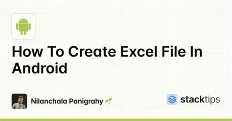 how to create excel file in ios