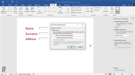how to create fillable template in word