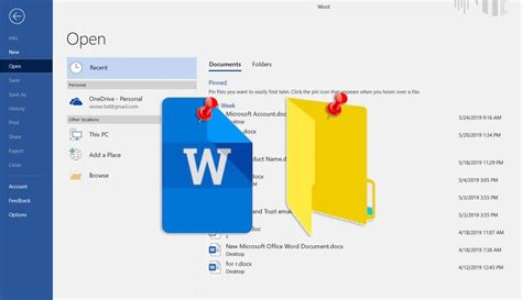 how to create folder in word document