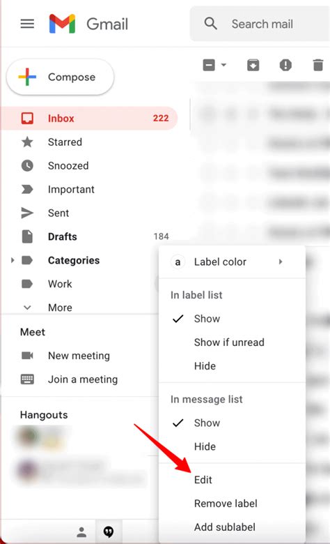 how to create folders in gmail app on iphone