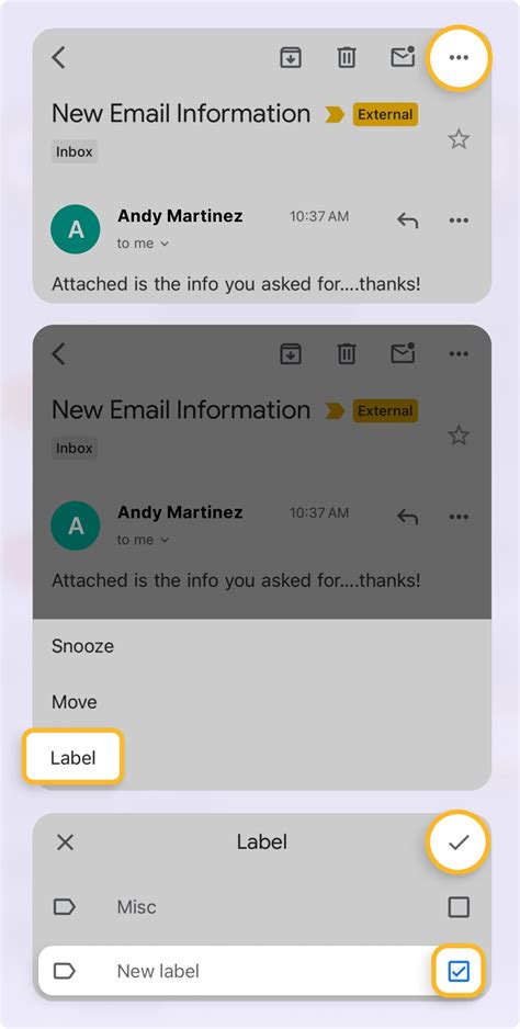 how to create folders in gmail on phone