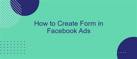 how to create form in facebook page