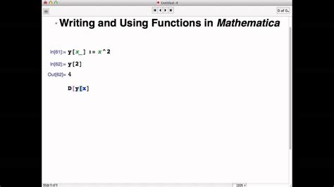 how to create function in mathematica