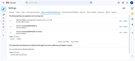 how to create gmail filter on iphone