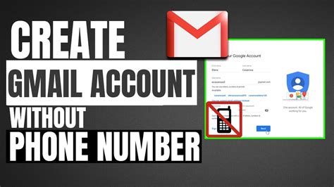 how to create gmail without phone number verification 2023