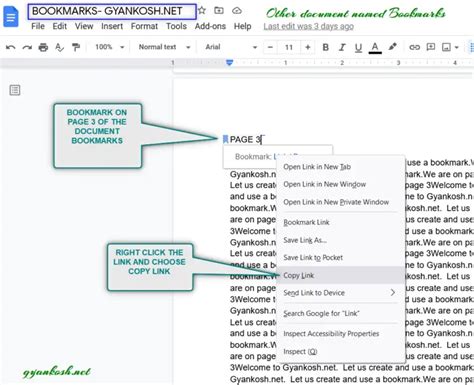 how to create google docs link