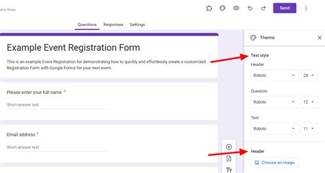 how to create google form for registration free