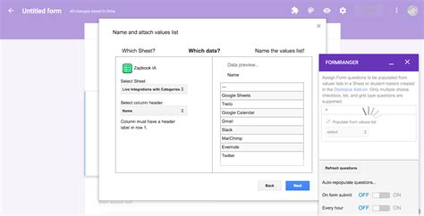 how to create google form from word document