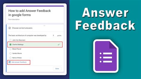 how to create google form with answer key
