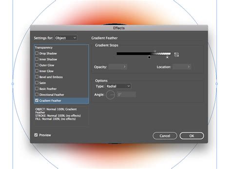 how to create gradient fill in indesign