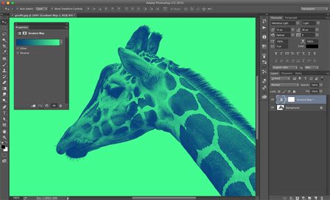 how to create gradient map in photoshop