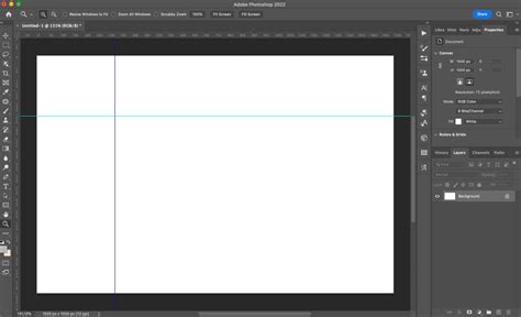 how to create guide lines in photoshop