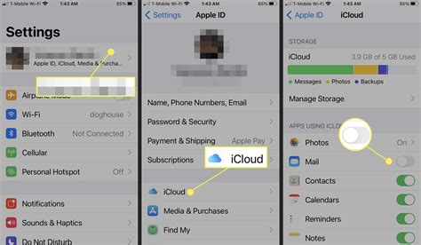 how to create icloud email folders on iphone