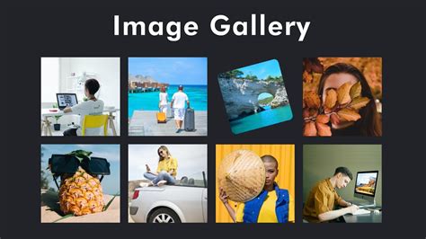 how to create image gallery in html