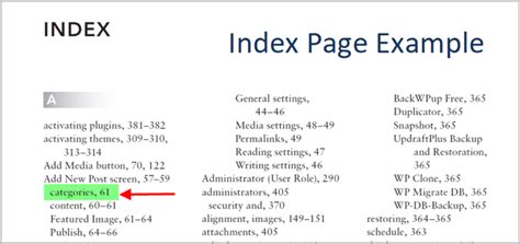 how to create index page in wordpress