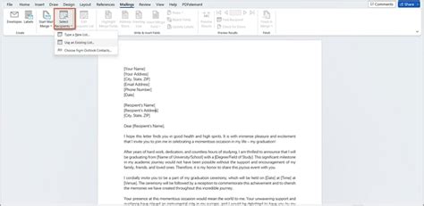 how to create individual pdf files from mail merge