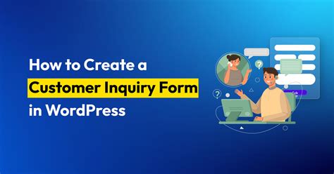 how to create inquiry form in facebook page