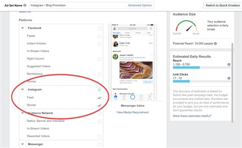 how to create instagram ads using facebook ads manager
