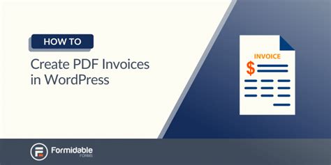 how to create invoice in wordpress